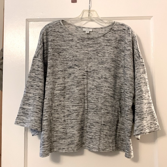 J. Jill Tops - J. JILL PURE JILL Marled Oversized Sweatshirt LP